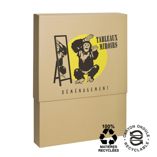Carton tableau télescopique
